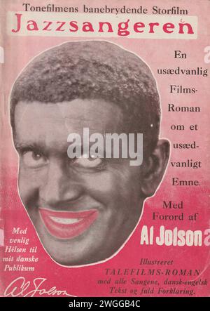 The Jazz Singer (Warner Brothers, 1927). Brochure, Program Stock Photo