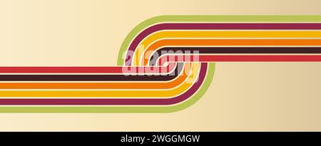 Abstract background of rainbow Wavy Line designs Vector pattern ready to use for cloth, textile, wrap and other. . Vector illustration Stock Vector