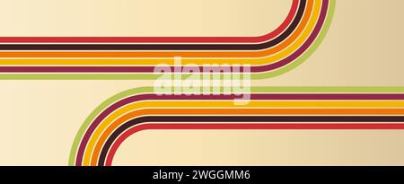 Abstract background of rainbow Wavy Line designs Vector pattern ready to use for cloth, textile, wrap and other.  Stock Vector