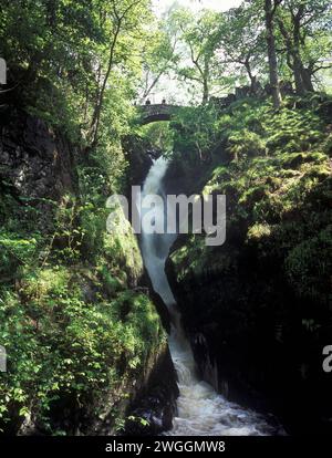 UK, Lake District, Aira Force near Ullswater. Stock Photo