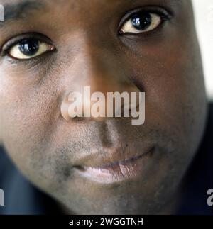 Portrait of African American man in his late thirties. Stock Photo
