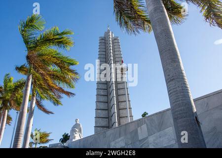 plaza de la revolution in la habana, cuba Stock Photo