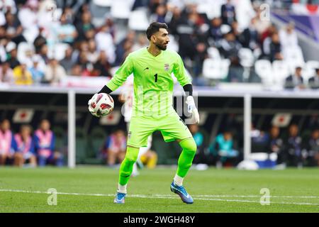 Alireza Beiranvand (IRN), FEBRUARY 3, 2024 - Football / Soccer : 'AFC Asian Cup Qatar 2023' Quarter finals match between Iran 2-1 Japan at the Education City Stadium in Al Rayyan, Qatar. (Photo by Mutsu Kawamori/AFLO) Stock Photo