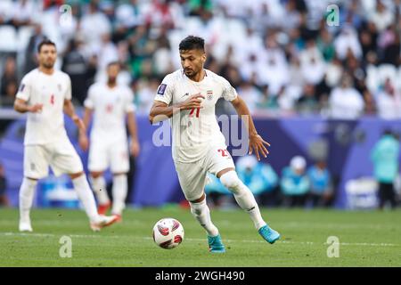 Mohammad Mohebi (IRN), FEBRUARY 3, 2024 - Football / Soccer : 'AFC Asian Cup Qatar 2023' Quarter finals match between Iran 2-1 Japan at the Education City Stadium in Al Rayyan, Qatar. (Photo by Mutsu Kawamori/AFLO) Stock Photo