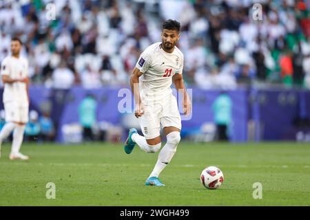 Mohammad Mohebi (IRN), FEBRUARY 3, 2024 - Football / Soccer : 'AFC Asian Cup Qatar 2023' Quarter finals match between Iran 2-1 Japan at the Education City Stadium in Al Rayyan, Qatar. (Photo by Mutsu Kawamori/AFLO) Stock Photo