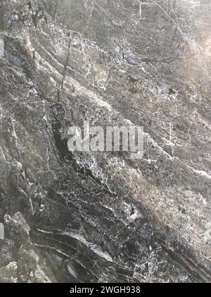 black marble block with white lines Stock Photo