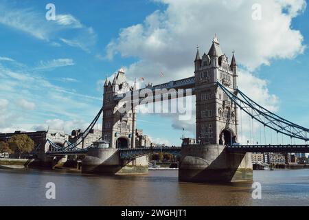 Tower Bridge in London, England on October 25, 2017 Stock Photo