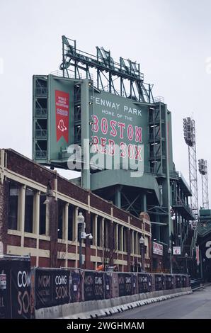 Boston Red Sox baseball team stadium in Boston, United States, on February 13, 2020 Stock Photo