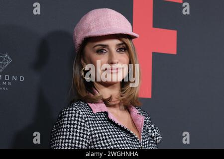 Actress Penelope Cruz attends the photocall for 'Ferrari' at the Santo Mauro Hotel on February 05, 2024 in Madrid, Spain. Stock Photo