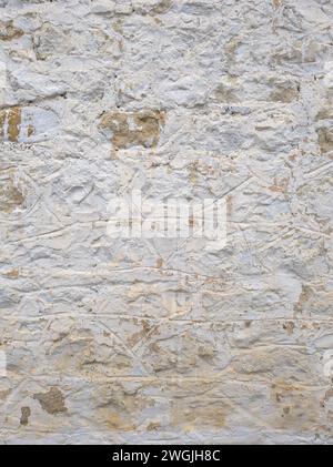 irregular texture of old stone wall Stock Photo