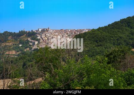 Country landscape near Monteleone di Puglia, Foggia province, Apulia, Italy Stock Photo