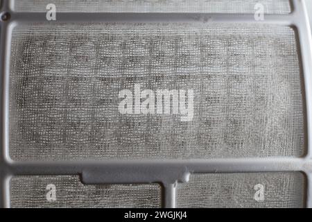 dirty air conditioner filter closeup Stock Photo