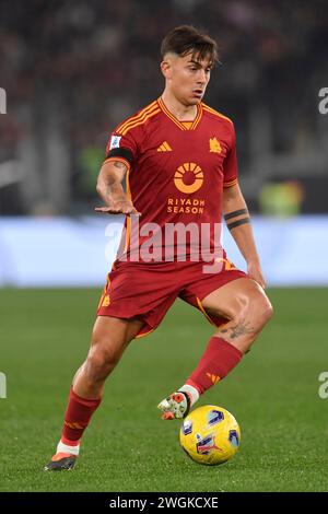 Rome, Italy. 05th Feb, 2024. Paulo Dybala of AS Roma during the Serie A football match between AS Roma and Cagliari Calcio at Olimpico stadium in Rome (Italy), February 5th, 2024. Credit: Insidefoto di andrea staccioli/Alamy Live News Stock Photo