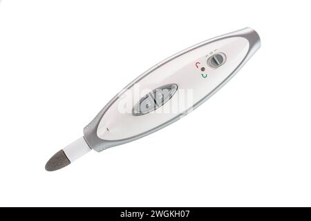 Electric nail file isolated on white background Stock Photo