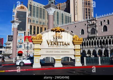 Las Vegas, Nevada: The Venetian Resort, Hotel and Casino, Grand Canal Shoppes located at 3355 S Las Vegas Blvd, Las Vegas, NV Stock Photo