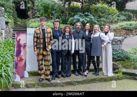 Rome, Italy. 05th Feb, 2024. Cast attends the photocall of the film 'Finamente l'alba' at the Hotel De Russie in Rome (Photo by Matteo Nardone/Pacific Press) Credit: Pacific Press Media Production Corp./Alamy Live News Stock Photo