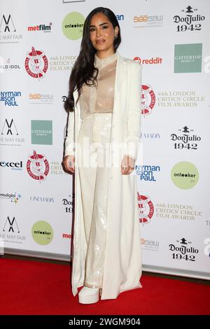 London, UK. 04th Feb, 2024. Juliana Joel attends the 44th London Film Critics' Circle Awards at The May Fair Hotel in London. Credit: SOPA Images Limited/Alamy Live News Stock Photo