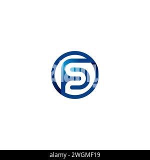 FD Logo. Letter FD vector illustration Stock Vector