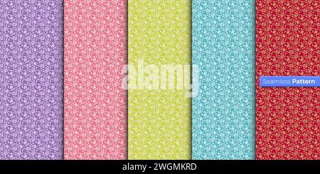 Abstract asian floral pattern. leaf, Oriental, Scandinavian, Chinese, Japanese, Morocco, Meadow, Wildflower. For wallpaper, wrapper, textiles, fabric, Stock Vector