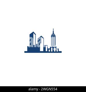 Building Logo. Town Logo vector Stock Vector