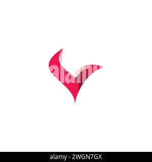 V Modern logo. Letter V Icon Stock Vector