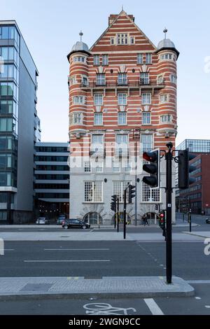 Albion House was built in 1898 at 30 James Street in Liverpool, united kingdom May, 16, 2023 Liverpool, Merseyside, UK. Liverpool Maritime Mercantile Stock Photo