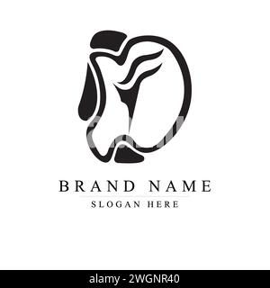 Modern and unique letter DF initials logo design, Initial lowercase letter logo DF, Modern Abstract Letter F logo, F logo design vector illustration Stock Vector