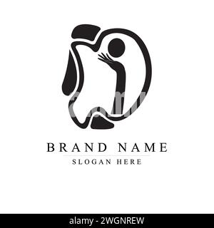 initials letter DI logo design vector illustration template, Initial letter I logo, Modern and unique letter DI Stock Vector