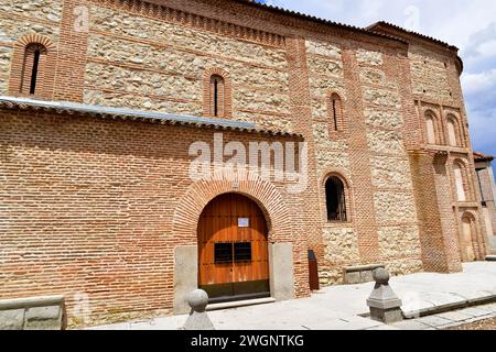 Arevalo, Santa Maria la Mayor church (mudejar 12-13th centuries). Avila province, Castilla y Leon, Spain. Stock Photo