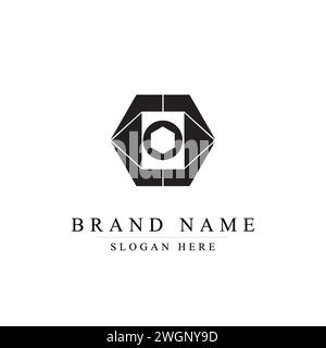 initials letter O logo design vector illustration template, Initial letter O logo Stock Vector