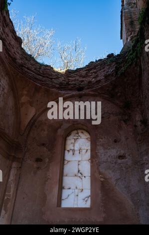 Monasterio de Piedra (Stone Monastery), situated in a natural park in Nuevalos, Zaragoza, Spain Stock Photo