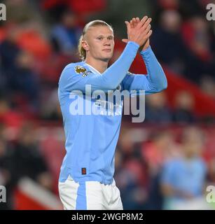 05 Feb 2024 - Brentford v Manchester City - Premier League - Gtech Community Stadium. Manchester City's Erling Haaland in action.  Picture : Mark Pain / Alamy Live News Stock Photo