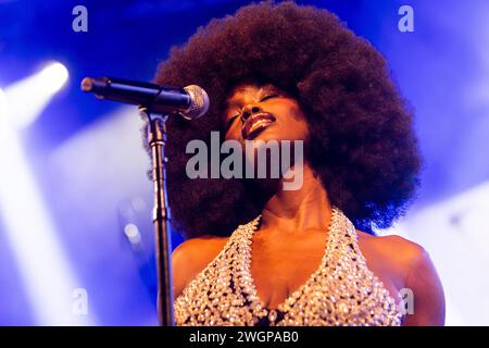 Milan, Italy. 04th Feb, 2024. Tanerélle Stephens, well known as Tanerelle performs live at Fabrique in Milan, Italy, on February 04 2024 Credit: SOPA Images Limited/Alamy Live News Stock Photo