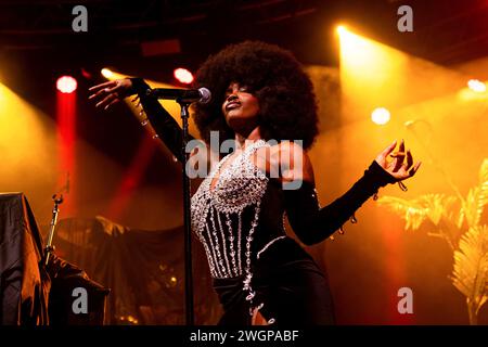 Milan, Italy. 04th Feb, 2024. Tanerélle Stephens, well known as Tanerelle performs live at Fabrique in Milan, Italy, on February 04 2024 Credit: SOPA Images Limited/Alamy Live News Stock Photo