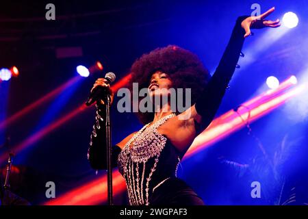 Milan, Italy. 04th Feb, 2024. Tanerélle Stephens, well known as Tanerelle performs live at Fabrique in Milan, Italy, on February 04 2024 (Photo by Mairo Cinquetti/SOPA Images/Sipa USA) Credit: Sipa USA/Alamy Live News Stock Photo