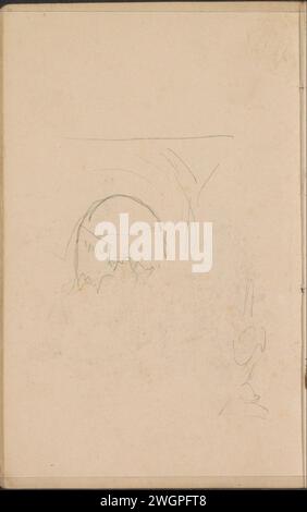 Rondboog, 1899  Page 10 from a sketchbook with 36 sheets. Jeruzalem (possibly) paper. pencil  arch, archivolt  architecture Stock Photo