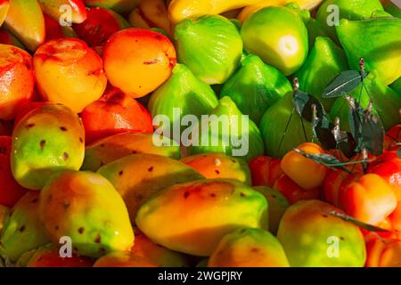 Typical Sicilian Marzipan Pastries Stock Photo