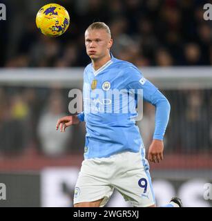 05 Feb 2024 - Brentford v Manchester City - Premier League - Gtech Community Stadium. Manchester City's Erling Haaland in action.  Picture : Mark Pain / Alamy Live News Stock Photo