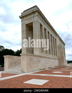 Chateau-Thierry American War Memorial Monument, Chateau-Thierry, Aisne, France. Stock Photo