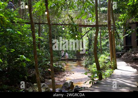 Cafe at Gunung Lambak, Kluang, Malaysia Stock Photo