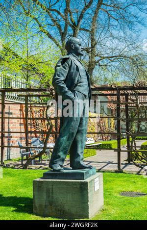 Kozlowka, Poland. 29 April 2023. Monument of Vladimir Ilyich Lenin, Russian revolutionary and politician, founding father of Soviet Russia Stock Photo