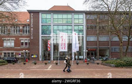 Hamburg, Germany. 02nd Feb, 2024. View of the entrance area of the Altona Museum. Credit: Markus Scholz/dpa/Alamy Live News Stock Photo