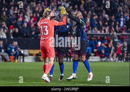 Madrid, Spain. 05th Feb, 2024. the La Liga EA Sports 2023/24 football match between Rayo Vallecano vs Sevilla at Estadio Vallecas in Madrid, Spain. Credit: Independent Photo Agency/Alamy Live News Stock Photo