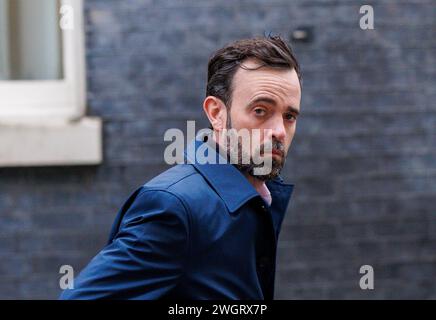 London, UK. 6th Feb, 2024. Isaac Levido, Political Strategist, at Downing Street. He was a protg of Sir Lynton Crosby. He was head of the British Conservative Party's successful campaign in the 2019 United Kingdom general election Credit: Karl Black/Alamy Live News Stock Photo
