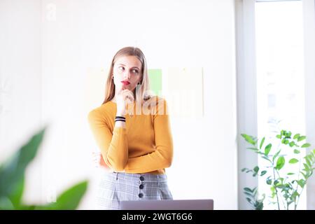 young woman in her home office Stock Photo