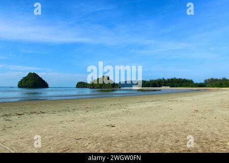 Beautiful beach at Ao Nang in Thailand Stock Photo