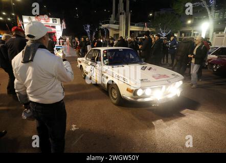 Monaco, France. 06th Feb, 2024. © PHOTOPQR/NICE MATIN/Jean François Ottonello ; Monaco ; 06/02/2024 ; Depart depuis le port Hercule de Monaco avant la derniere etape du 26e rallye Monte-Carlo Historique - - RALLYE MONTE-CARLO HISTORIQUE 2024, THE THIRD DAY Feb 6, 2024 Credit: MAXPPP/Alamy Live News Stock Photo