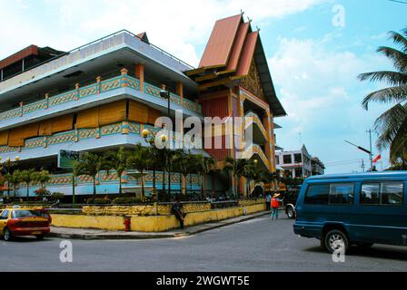 pasar bawah Market, Old Traditional Market in Pekanbaru City July 27  2008 Stock Photo