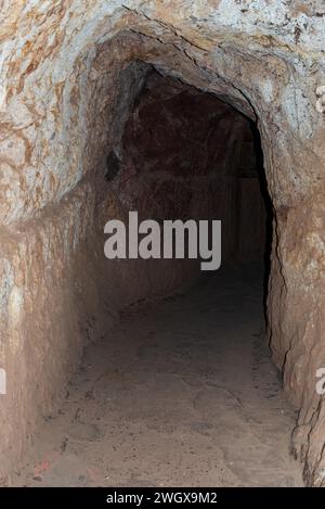 Entrance to a mine shaft Stock Photo