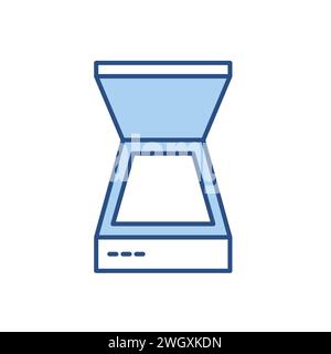 Scanner related vector icon. Isolated on white background. Vector illustration Stock Vector